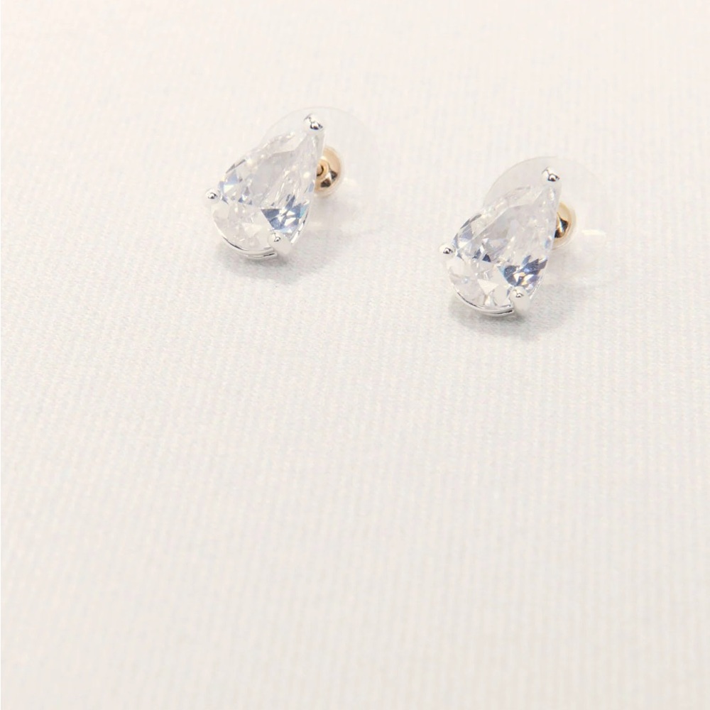 Maje Small Rhinestone Earrings - Picture 3 of 10